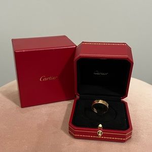 Authentic Cartier Love Ring Yellow Gold, 57mm (US 8)